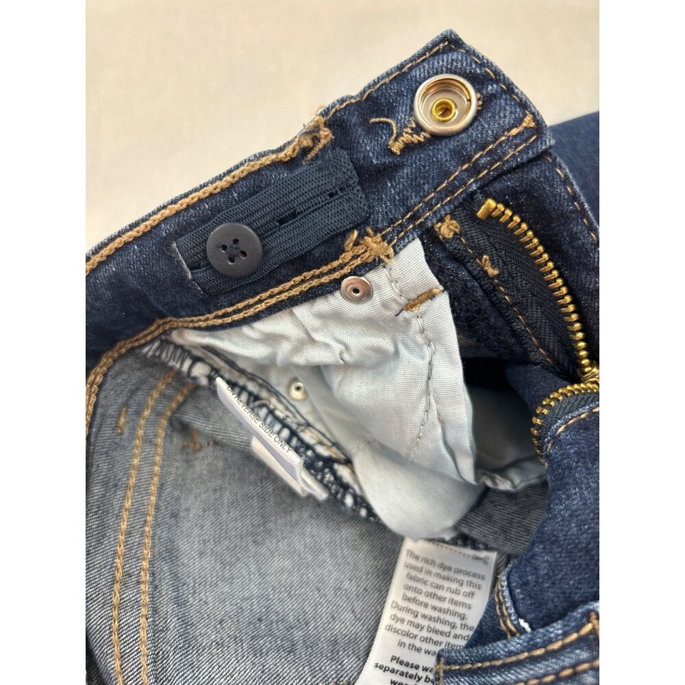 Girls Jordache Bootcut Stretch Denim Jeans Girls Size 5 Dark Wash - Picture 9 of 9